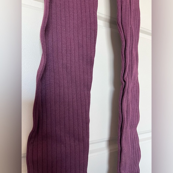Maroon Ribbed Bodysuit - Picture 4 of 5